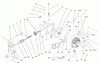 Toro 73570 (520xi) - 520xi Garden Tractor, 2002 (220000001-220999999) Ersatzteile HYDRO TRANS AXLE ASSEMBLY