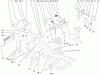 Toro 73570 (520xi) - 520xi Garden Tractor, 2002 (220000001-220999999) Ersatzteile STEERING TOWER & FUEL TANK SUPPORTS ASSEMBLY