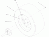 Toro 73570 (520xi) - 520xi Garden Tractor, 2002 (220000001-220999999) Ersatzteile WHEEL ASSEMBLY