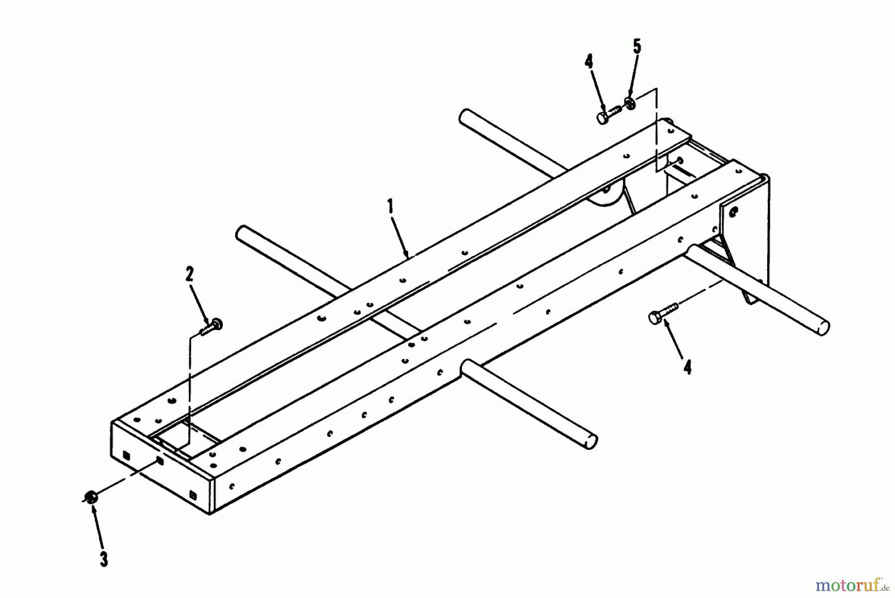 Toro Neu Mowers, Lawn & Garden Tractor Seite 1 73501 (520-H) - Toro 520-H Garden Tractor, 1993 (39000001-39999999) FRAME