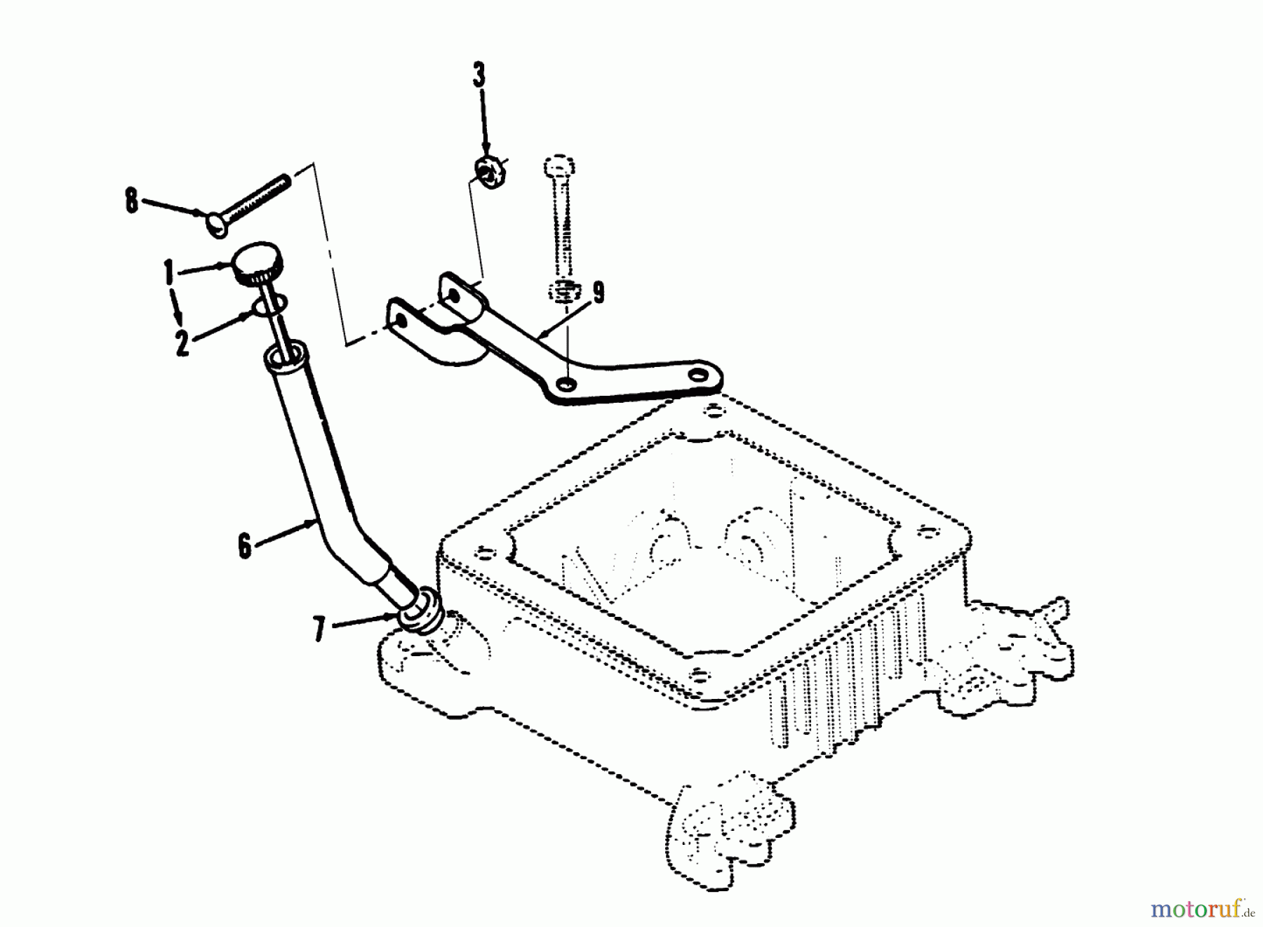 Toro Neu Mowers, Lawn & Garden Tractor Seite 1 73501 (520-H) - Toro 520-H Garden Tractor, 1993 (39000001-39999999) OIL FILL TUBE AND BRACKET