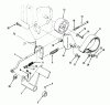 Toro 73501 (520-H) - 520-H Garden Tractor, 1994 (49000001-49999999) Ersatzteile CLUTCH, BRAKE AND SPEED CONTROL LINKAGE