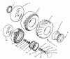 Toro 73501 (520-H) - 520-H Garden Tractor, 1994 (49000001-49999999) Ersatzteile WHEELS AND TIRES
