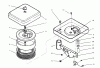 Toro 73501 (520-H) - 520-H Garden Tractor, 1995 (59000412-59002868) Ersatzteile AIR CLEANER