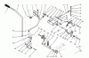 Toro 73501 (520-H) - 520-H Garden Tractor, 1995 (59000412-59002868) Ersatzteile CLUTCH, BRAKE AND MOTION CONTROL LINKAGE