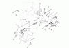 Toro 73501 (520-H) - 520-H Garden Tractor, 1995 (59000412-59002868) Ersatzteile CLUTCH, BRAKE AND SPEED CONTROL LINKAGE