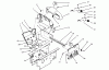 Toro 73501 (520-H) - 520-H Garden Tractor, 1995 (59000412-59002868) Ersatzteile DASH AND SIDE PANELS ASSEMBLY