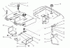 Toro 73501 (520-H) - 520-H Garden Tractor, 1995 (59000412-59002868) Ersatzteile FUEL TANK AND FUEL PUMP