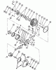 Toro 73501 (520-H) - 520-H Garden Tractor, 1995 (59000412-59002868) Ersatzteile HYDRAULIC PUMP AND MOTOR