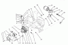 Toro 73501 (520-H) - 520-H Garden Tractor, 1995 (59000412-59002868) Ersatzteile HYDROSTATIC TRANSMISSION