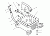 Toro 73501 (520-H) - 520-H Garden Tractor, 1995 (59000412-59002868) Ersatzteile OIL FILL TUBE, BRACKET & BASE