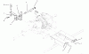 Toro 73501 (520-H) - 520-H Garden Tractor, 1995 (59000412-59002868) Ersatzteile REAR HITCH ASSEMBLY
