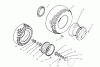 Toro 73501 (520-H) - 520-H Garden Tractor, 1995 (59000412-59002868) Ersatzteile WHEELS AND TIRES