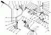 Toro 73501 (520-H) - 520-H Garden Tractor, 1995 (59002869-59002946) Ersatzteile CLUTCH, BRAKE AND MOTION CONTROL LINKAGE