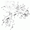 Toro 73501 (520-H) - 520-H Garden Tractor, 1995 (59002869-59002946) Ersatzteile CLUTCH, BRAKE AND SPEED CONTROL LINKAGE
