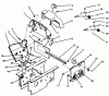 Toro 73501 (520-H) - 520-H Garden Tractor, 1995 (59002869-59002946) Ersatzteile DASH AND SIDE PANELS ASSEMBLY