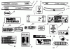 Toro 73501 (520-H) - 520-H Garden Tractor, 1995 (59002869-59002946) Ersatzteile DECALS