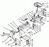 Toro 73501 (520-H) - 520-H Garden Tractor, 1995 (59002869-59002946) Ersatzteile FRONT AXLE AND STEERING