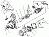 Toro 73501 (520-H) - 520-H Garden Tractor, 1995 (59002869-59002946) Ersatzteile STARTER