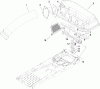 Toro 79324 - 42" and 50" Twin Bagger, TimeCutter Z4000 and Z5000 Series Riding Mower, 2012 (SN 312000001-312999999) Ersatzteile BAGGER TOP AND HINGE ASSEMBLY