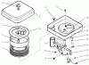Toro 73502 (520-H) - 520-H Garden Tractor, 1997 (7900001-7999999) Ersatzteile AIR CLEANER