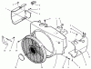 Toro 73502 (520-H) - 520-H Garden Tractor, 1997 (7900001-7999999) Ersatzteile ENGINE HOUSING