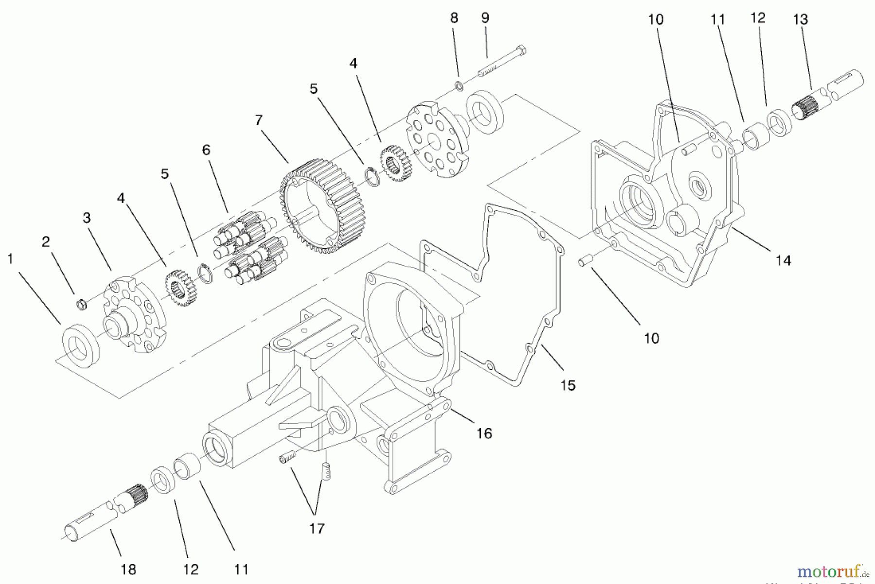 Toro Neu Mowers, Lawn & Garden Tractor Seite 1 73502 (520-H) - Toro 520-H Garden Tractor, 1997 (7900001-7999999) HYDROSTATIC TRANSMISSION #1