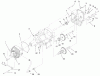 Toro 73502 (520-H) - 520-H Garden Tractor, 1997 (7900001-7999999) Ersatzteile HYDROSTATIC TRANSMISSION #2