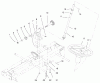 Toro 73502 (520-H) - 520-H Garden Tractor, 1997 (7900001-7999999) Ersatzteile STEERING SYSTEM