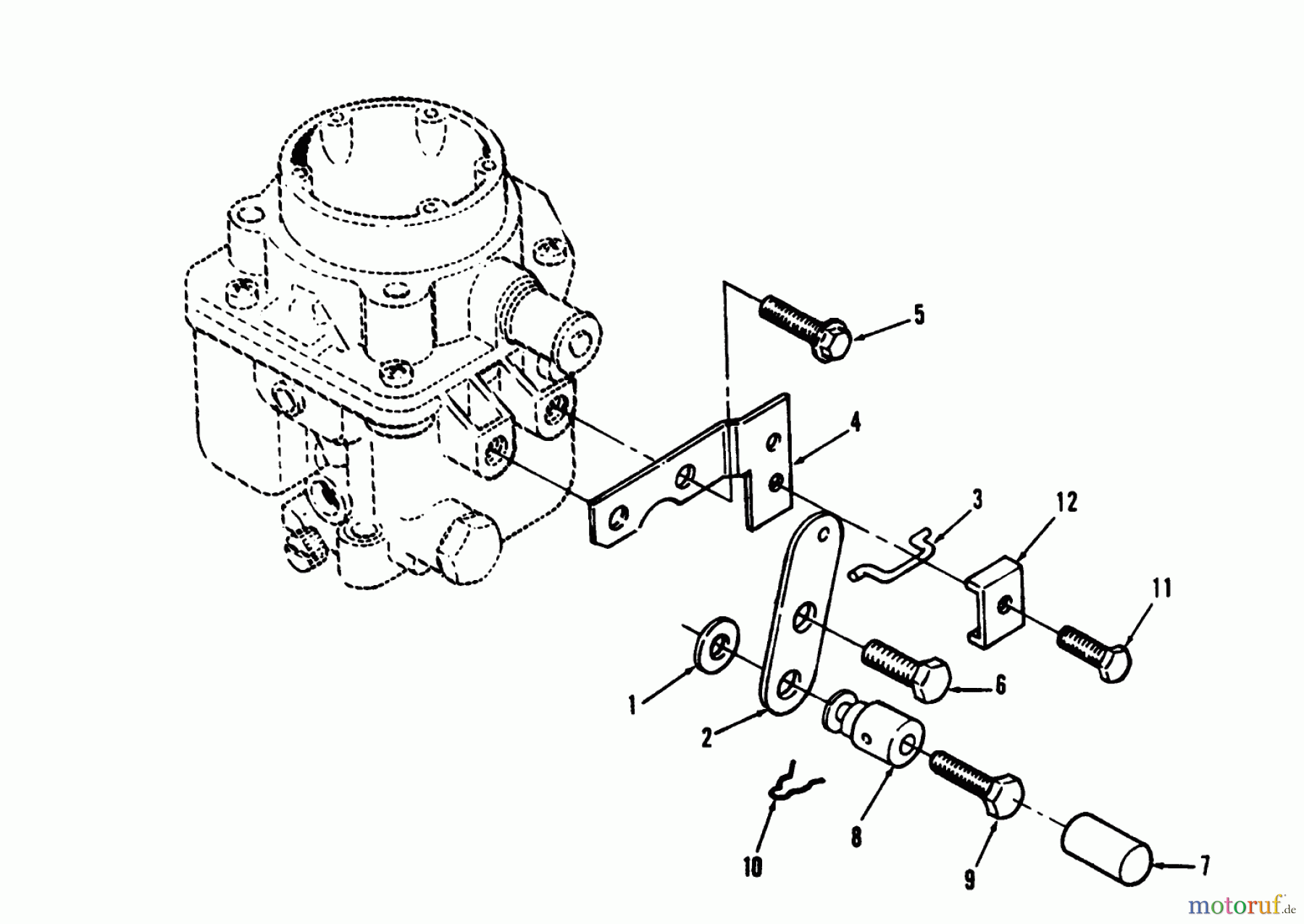 Toro Neu Mowers, Lawn & Garden Tractor Seite 1 73520 (520-H) - Toro 520-H Garden Tractor, 1993 (39000001-39999999) CHOKE CONTROL (FRONT PULL)