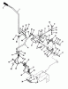 Toro 73520 (520-H) - 520-H Garden Tractor, 1993 (39000001-39999999) Ersatzteile CLUTCH, BRAKE AND SPEED CONTROL LINKAGE #1