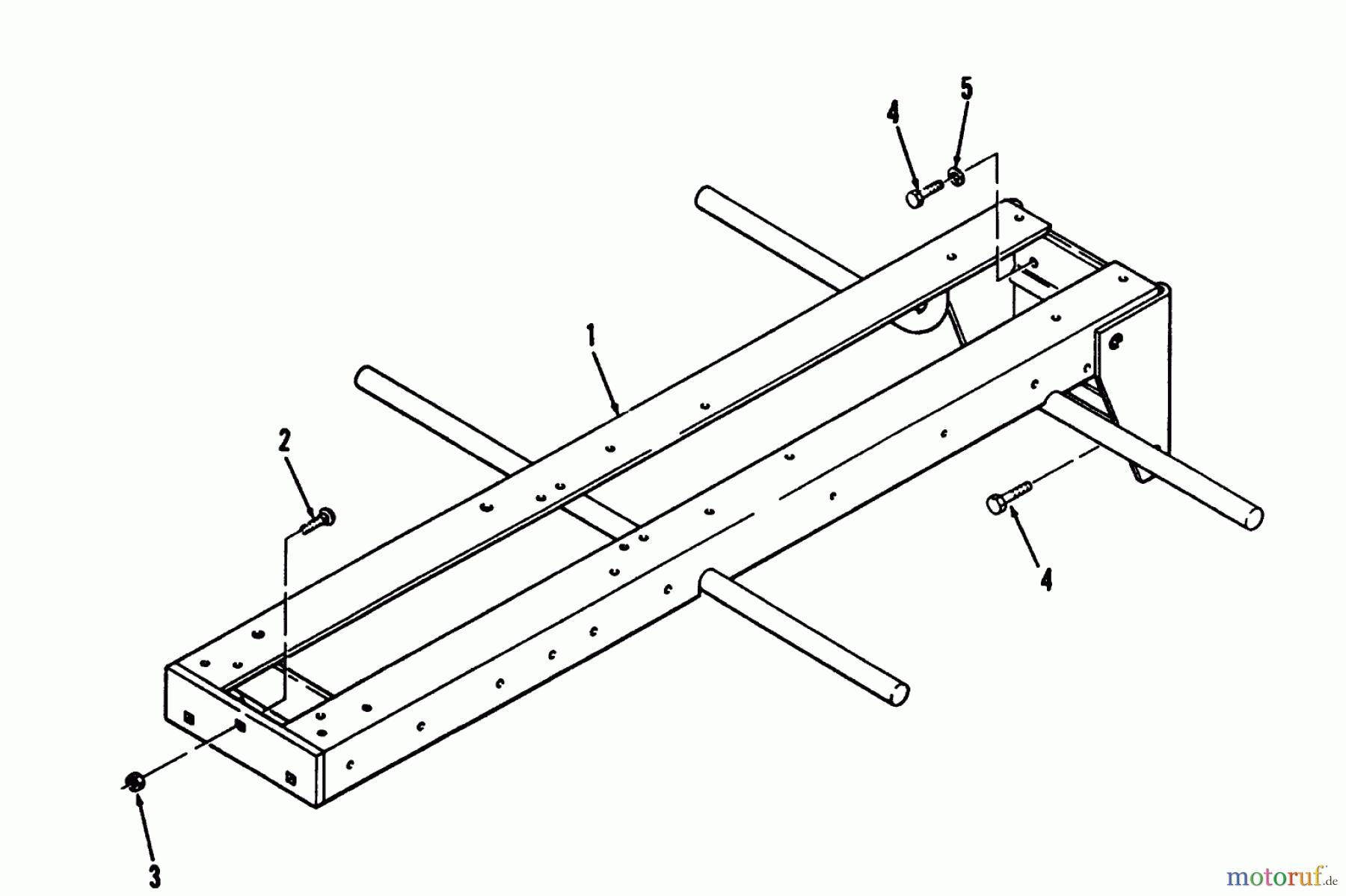 Toro Neu Mowers, Lawn & Garden Tractor Seite 1 73520 (520-H) - Toro 520-H Garden Tractor, 1993 (39000001-39999999) FRAME