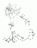 Toro 73520 (520-H) - 520-H Garden Tractor, 1993 (39000001-39999999) Ersatzteile HYDROSTATIC LIFT LINKAGE