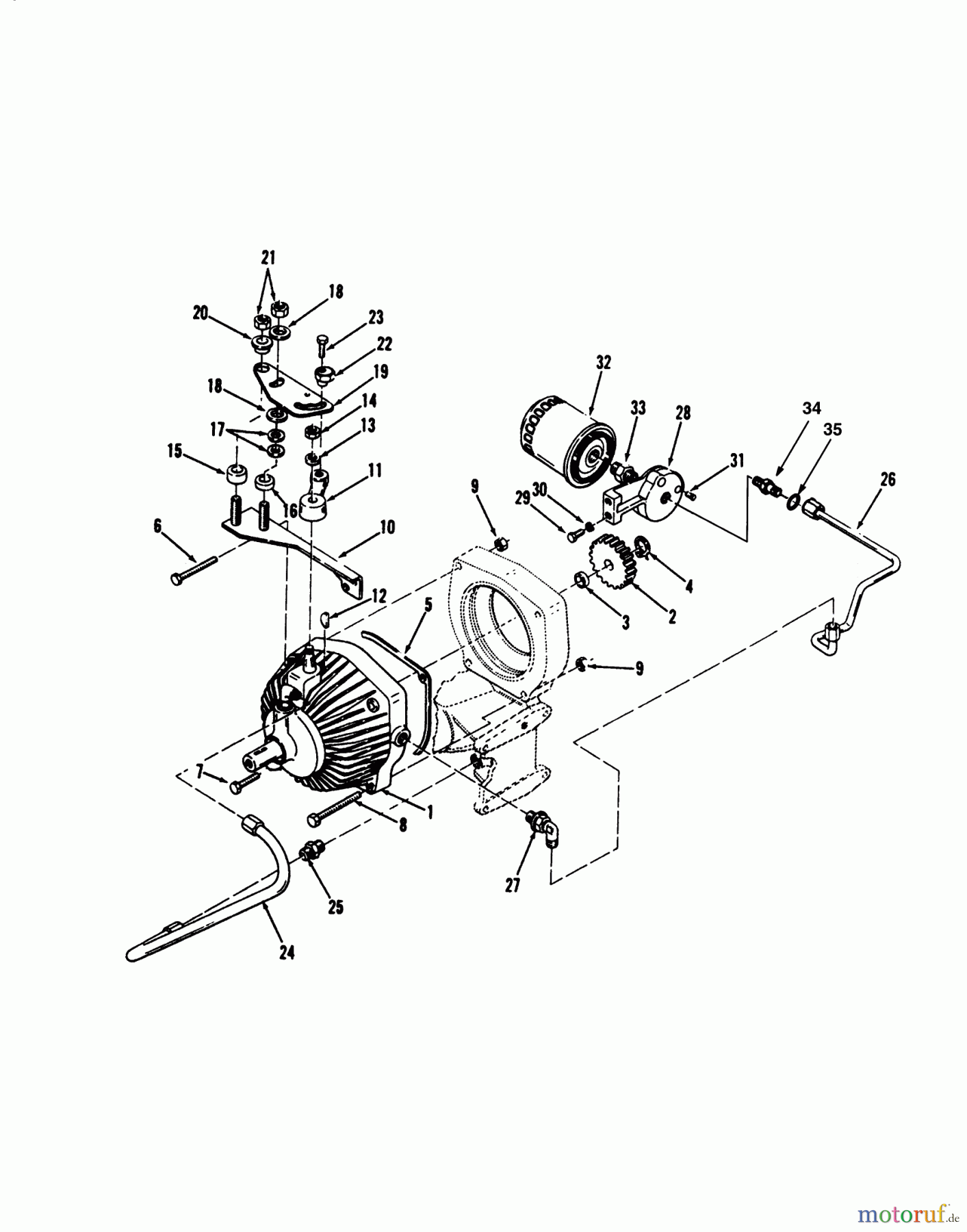 Toro Neu Mowers, Lawn & Garden Tractor Seite 1 73520 (520-H) - Toro 520-H Garden Tractor, 1993 (39000001-39999999) HYDROSTATIC TRANSMISSION