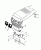 Toro 73520 (520-H) - 520-H Garden Tractor, 1993 (39000001-39999999) Ersatzteile SHEET METAL AND COVERS #1