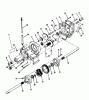 Toro 73520 (520-H) - 520-H Garden Tractor, 1993 (39000001-39999999) Ersatzteile TRANSAXLE