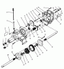 Toro 73520 (520-H) - 520-H Garden Tractor, 1994 (4900001-4999999) Ersatzteile TRANSAXLE
