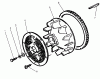 Toro 73520 (520-H) - 520-H Garden Tractor, 1995 (5900001-5900177) Ersatzteile BLOWER SCREEN & RING