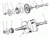 Toro 73520 (520-H) - 520-H Garden Tractor, 1995 (5900001-5900177) Ersatzteile CAMSHAFT & CRANKSHAFT