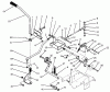 Toro 73520 (520-H) - 520-H Garden Tractor, 1995 (5900001-5900177) Ersatzteile CLUTCH, BRAKE & SPEED CONTROL LINKAGE