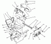 Toro 73520 (520-H) - 520-H Garden Tractor, 1995 (5900001-5900177) Ersatzteile DASH AND SIDE PANELS ASSEMBLY