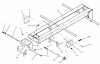 Toro 73520 (520-H) - 520-H Garden Tractor, 1995 (5900001-5900177) Ersatzteile FRONT & SIDE HITCH ASSEMBLY