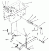 Toro 73520 (520-H) - 520-H Garden Tractor, 1995 (5900001-5900177) Ersatzteile HYDROSTATIC LIFT LINKAGE ASSEMBLY