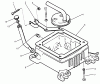 Toro 73520 (520-H) - 520-H Garden Tractor, 1995 (5900001-5900177) Ersatzteile OIL FILL TUBE, BRACKET & BASE