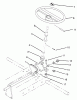 Toro 73520 (520-H) - 520-H Garden Tractor, 1995 (5900001-5900177) Ersatzteile STEERING GEAR ASSEMBLY