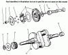 Toro 73521 (520-H) - 520-H Garden Tractor, 1997 (7900001-7999999) Ersatzteile CAM & CRANKSHAFTS