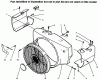 Toro 73521 (520-H) - 520-H Garden Tractor, 1997 (7900001-7999999) Ersatzteile ENGINE HOUSING