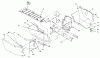 Toro 73521 (520-H) - 520-H Garden Tractor, 1997 (7900001-7999999) Ersatzteile FOOTREST & HOODSTAND SIDE COVERS