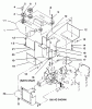Toro 73521 (520-H) - 520-H Garden Tractor, 1997 (7900001-7999999) Ersatzteile FUEL TANK & HYDRO FAN CONTROL ASSEMBLY 500