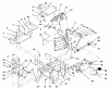 Toro 73521 (520-H) - 520-H Garden Tractor, 1997 (7900001-7999999) Ersatzteile HOODSTAND, CONSOLE